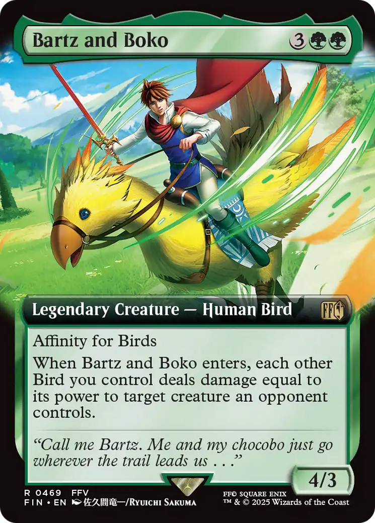 Bartz and Boko (Extended Art) [FINAL FANTASY] - Magic: The Gathering - Card Brawlers | Quebec | Canada |