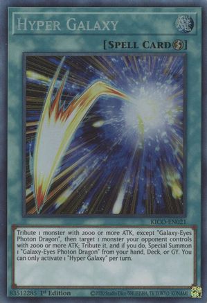 Hyper Galaxy (Collector's Rare) [KICO-EN021] Collector's Rare - Yu-Gi-Oh! - Card Brawlers | Quebec | Canada |