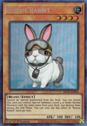 Rescue Rabbit (Collector's Rare) [KICO-EN034] Collector's Rare - Yu-Gi-Oh! - Card Brawlers | Quebec | Canada |