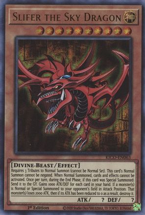 Slifer the Sky Dragon (Ultra Pharaoh's Rare) [KICO-EN063] Ultra Pharaoh's Rare - Yu-Gi-Oh! - Card Brawlers | Quebec | Canada |