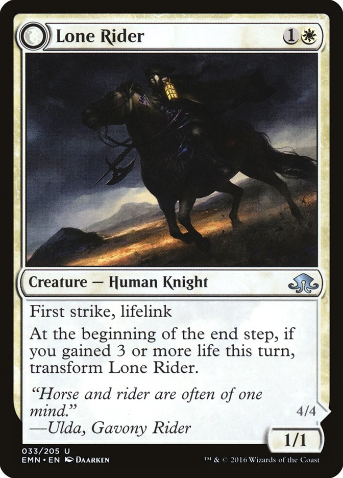 Lone Rider // It That Rides as One [Eldritch Moon] - Magic: The Gathering - Card Brawlers | Quebec | Canada |