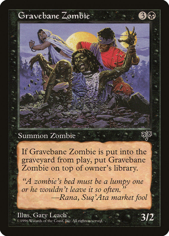 Gravebane Zombie [Mirage] - Magic: The Gathering - Card Brawlers | Quebec | Canada |