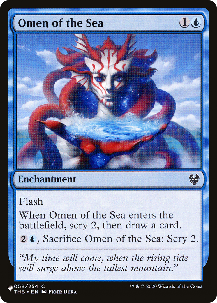 Omen of the Sea [The List] - Magic: The Gathering - Card Brawlers | Quebec | Canada |