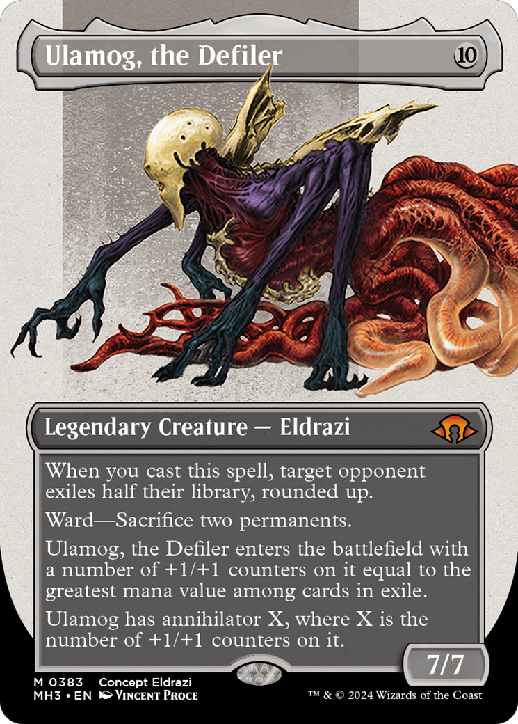 Ulamog, the Defiler (Borderless) [Modern Horizons 3] - Magic: The Gathering - Card Brawlers | Quebec | Canada |