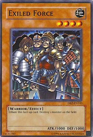 Exiled Force (DB2-EN143) Common / Short Print