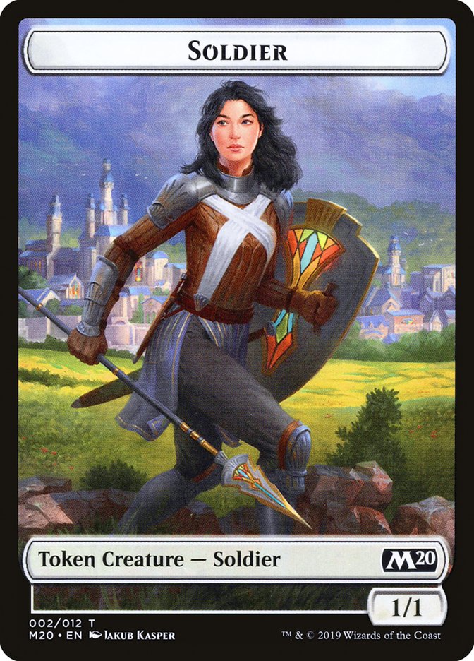 Soldier Token [Core Set 2020 Tokens] - Magic: The Gathering - Card Brawlers | Quebec | Canada |