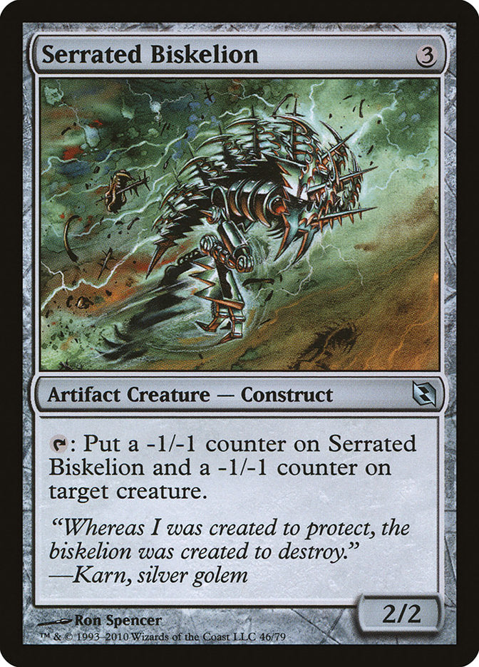Serrated Biskelion [Duel Decks: Elspeth vs. Tezzeret] - Magic: The Gathering - Card Brawlers | Quebec | Canada |