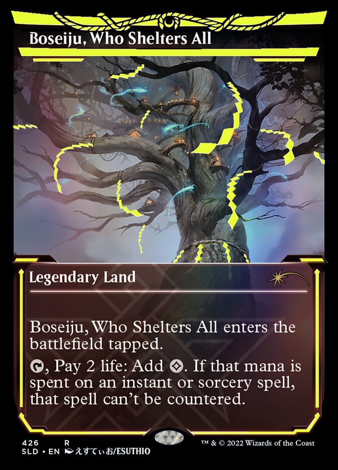 Boseiju, Who Shelters All (Neon Ink Yellow) [Secret Lair Drop Series] - Magic: The Gathering - Card Brawlers | Quebec | Canada |