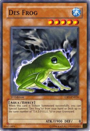 Des Frog [CRV-EN026] Common / Short Print - Cybernetic Revolution - Card Brawlers | Quebec | Canada |