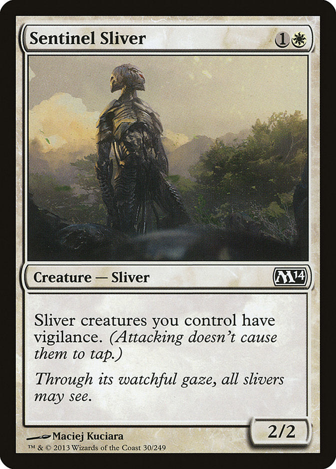 Sentinel Sliver [Magic 2014] - Magic: The Gathering - Card Brawlers | Quebec | Canada |