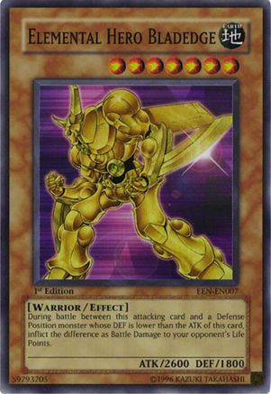 Elemental Hero Bladedge (EEN-EN007) Super Rare