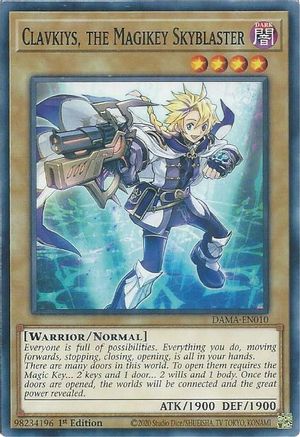 Clavkiys, the Magikey Skyblaster [DAMA-EN010] Common - Yu-Gi-Oh! - Card Brawlers | Quebec | Canada |