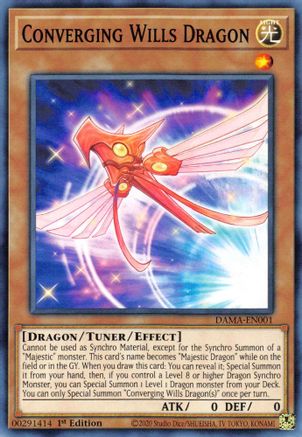 Convergging Wills Dragon [DAMA-EN001] Common - Yu-Gi-Oh! - Card Brawlers | Quebec | Canada |
