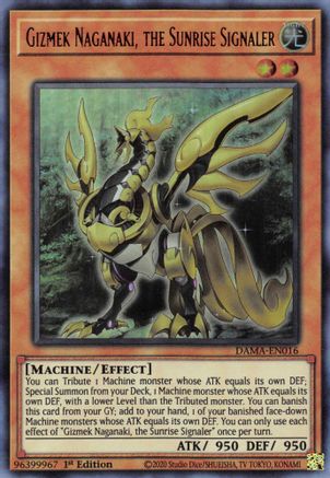 Gizmek Naganaki, the Sunrise Signaler [DAMA-EN016] Ultra Rare - Yu-Gi-Oh! - Card Brawlers | Quebec | Canada |