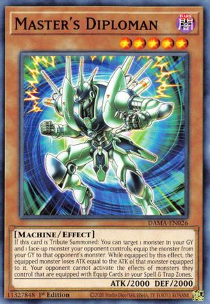 Master's Diploman [DAMA-EN026] Common - Yu-Gi-Oh! - Card Brawlers | Quebec | Canada |