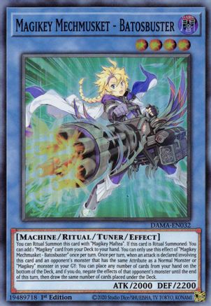 Magikey Mechmusket - Batosbuster [DAMA-EN032] Super Rare - Yu-Gi-Oh! - Card Brawlers | Quebec | Canada |