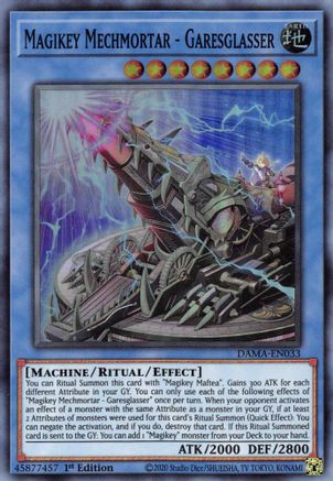 Magikey Mechmortar - Garesglasser [DAMA-EN033] Super Rare - Yu-Gi-Oh! - Card Brawlers | Quebec | Canada |