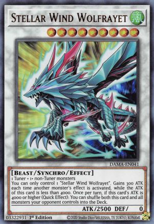 Stellar Wind Wolfrayet [DAMA-EN041] Ultra Rare - Yu-Gi-Oh! - Card Brawlers | Quebec | Canada |