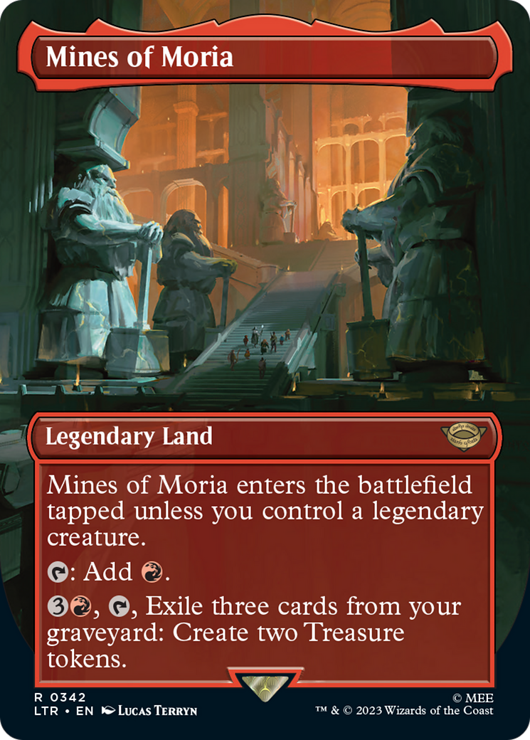 Mines of Moria (Borderless Alternate Art) (342) [The Lord of the Rings: Tales of Middle-Earth] - Magic: The Gathering - Card Brawlers | Quebec | Canada |