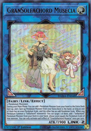 GranSolfachord Musecia [DAMA-EN048] Ultra Rare - Yu-Gi-Oh! - Card Brawlers | Quebec | Canada |