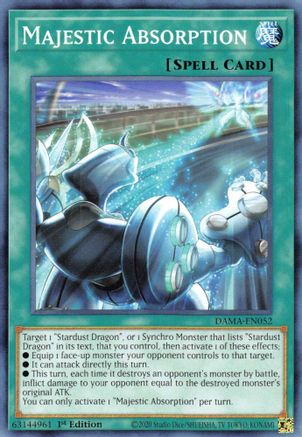 Majestic Absorption [DAMA-EN052] Common - Yu-Gi-Oh! - Card Brawlers | Quebec | Canada |
