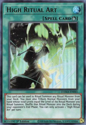 High Ritual Art [DAMA-EN065] Ultra Rare - Yu-Gi-Oh! - Card Brawlers | Quebec | Canada |