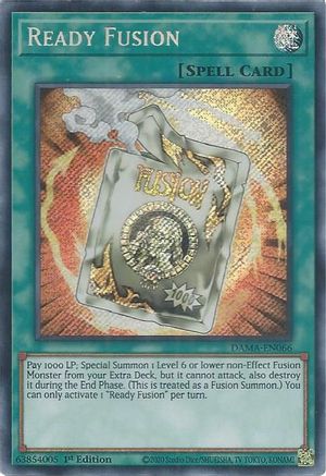 Ready Fusion [DAMA-EN066] Secret Rare - Yu-Gi-Oh! - Card Brawlers | Quebec | Canada |
