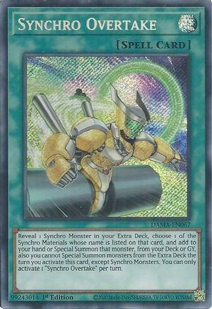 Synchro Overtake [DAMA-EN067] Secret Rare - Yu-Gi-Oh! - Card Brawlers | Quebec | Canada |