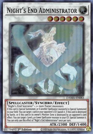 Night's End Administrator [DAMA-EN083] Super Rare - Yu-Gi-Oh! - Card Brawlers | Quebec | Canada |