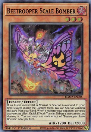 Beetrooper Scale Bomber [DAMA-EN086] Super Rare - Yu-Gi-Oh! - Card Brawlers | Quebec | Canada |