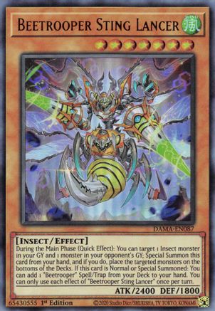 Beetrooper Sting Lancer [DAMA-EN087] Ultra Rare - Yu-Gi-Oh! - Card Brawlers | Quebec | Canada |