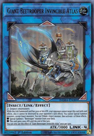 Giant Beetrooper Invicible Atlas [DAMA-EN089] Ultra Rare - Yu-Gi-Oh! - Card Brawlers | Quebec | Canada |