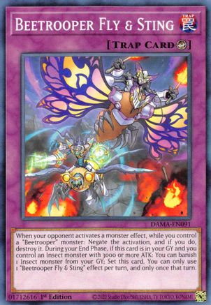 Beetrooper Fly & Sting [DAMA-EN091] Common - Yu-Gi-Oh! - Card Brawlers | Quebec | Canada |