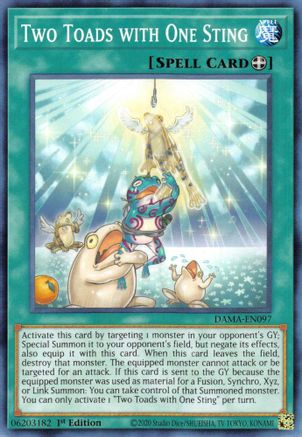 Two Toads with One Sting [DAMA-EN097] Common - Yu-Gi-Oh! - Card Brawlers | Quebec | Canada |