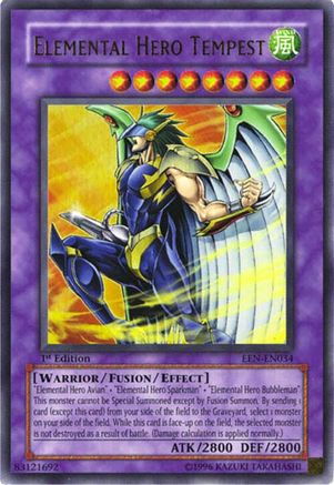 Elemental Hero Tempest (EEN-EN034) Ultra Rare