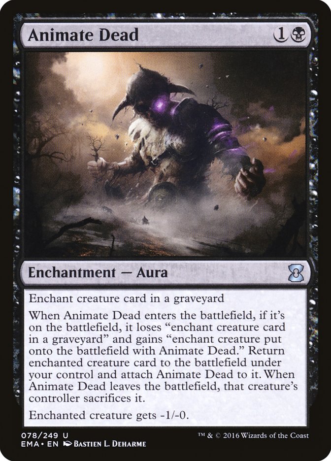 Animate Dead [Eternal Masters] - Magic: The Gathering - Card Brawlers | Quebec | Canada |