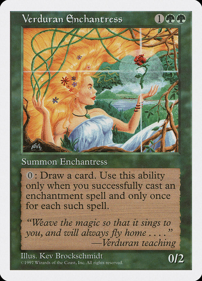 Verduran Enchantress [Fifth Edition] - Magic: The Gathering - Card Brawlers | Quebec | Canada |