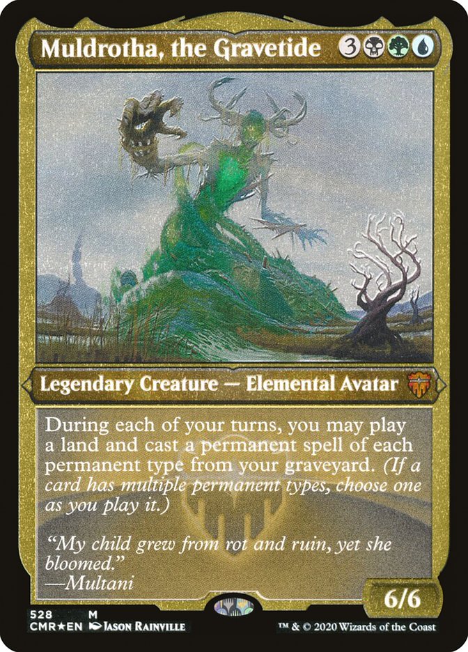 Muldrotha, the Gravetide (Etched) [Commander Legends] - Magic: The Gathering - Card Brawlers | Quebec | Canada |