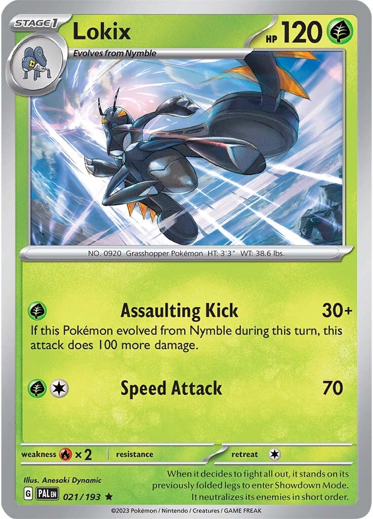 Lokix (021/193) [Scarlet & Violet: Paldea Evolved] - Pokémon - Card Brawlers | Quebec | Canada |