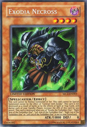 Exodia Necross [MC2-EN003] Rare secrète 