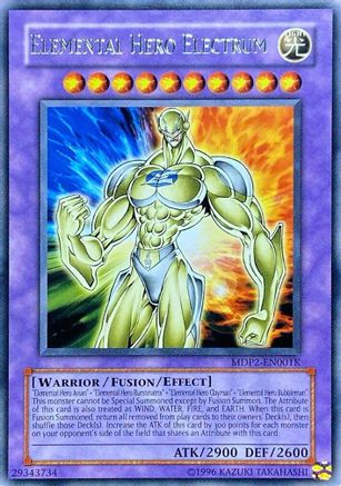 Elemental Hero Electrum (Redemption Replacement) [MDP2-EN001K] Rare - Yu-Gi-Oh! - Card Brawlers | Quebec | Canada |