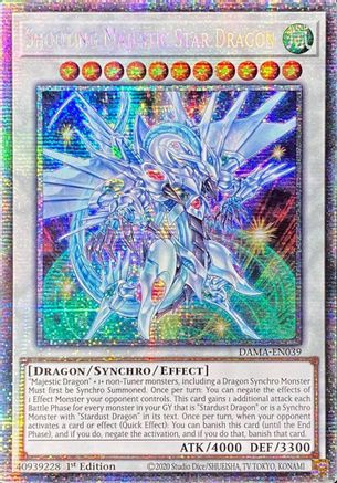 Shooting Majestic Star Dragon [DAMA-EN039] Starlight Rare