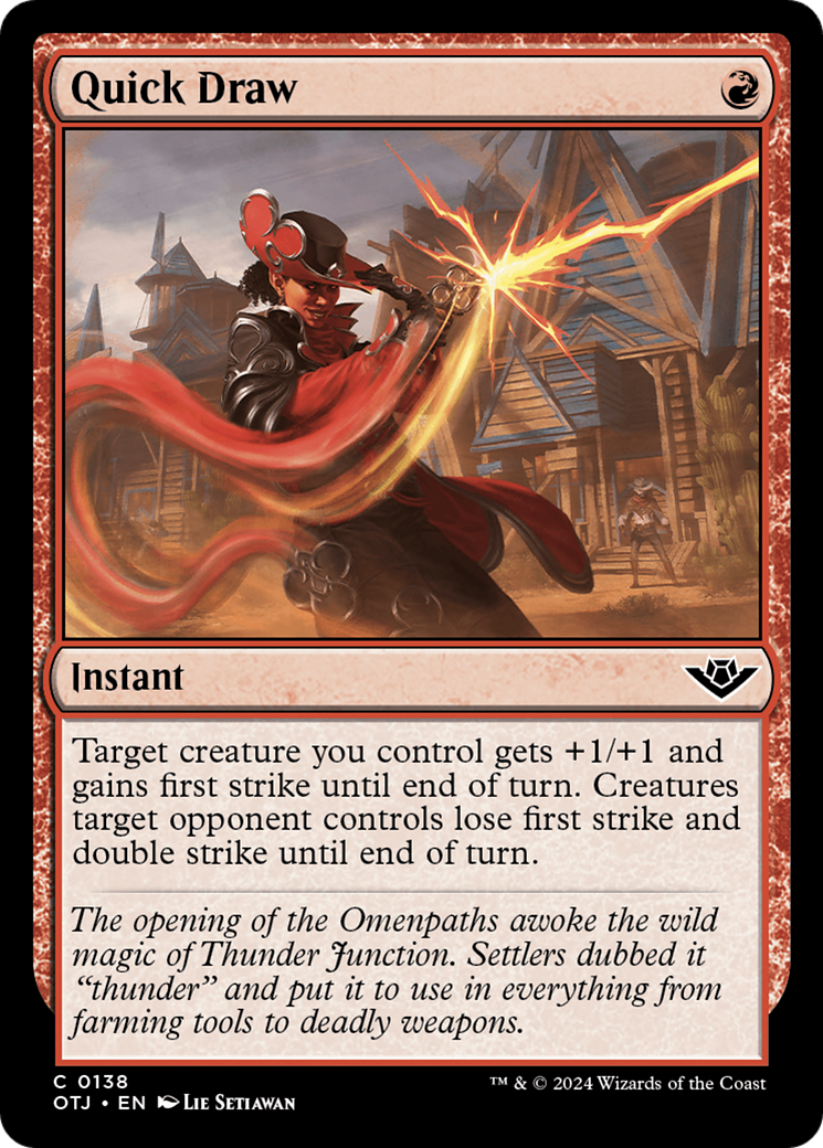 Quick Draw [Outlaws of Thunder Junction] - Magic: The Gathering - Card Brawlers | Quebec | Canada |