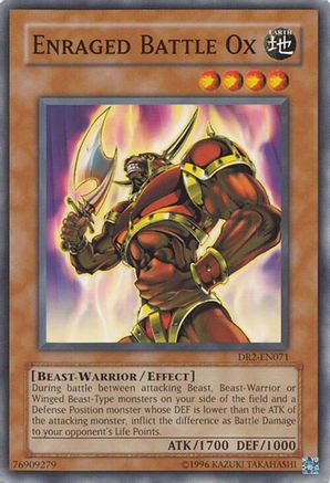 Enraged Battle Ox (DR2-EN071) Common / Short Print