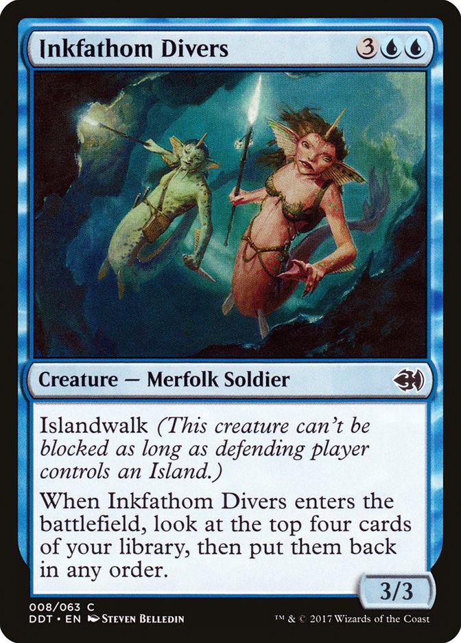 Inkfathom Divers [Duel Decks: Merfolk vs. Goblins] - Magic: The Gathering - Card Brawlers | Quebec | Canada |