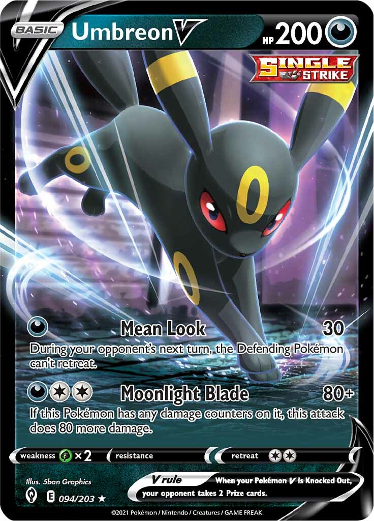 Umbreon V (094/203) [Sword & Shield: Evolving Skies] - Pokémon - Card Brawlers | Quebec | Canada |