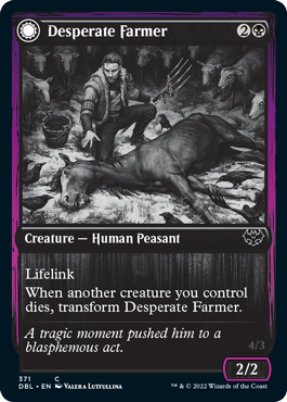 Desperate Farmer // Depraved Harvester [Innistrad: Double Feature] - Magic: The Gathering - Card Brawlers | Quebec | Canada |