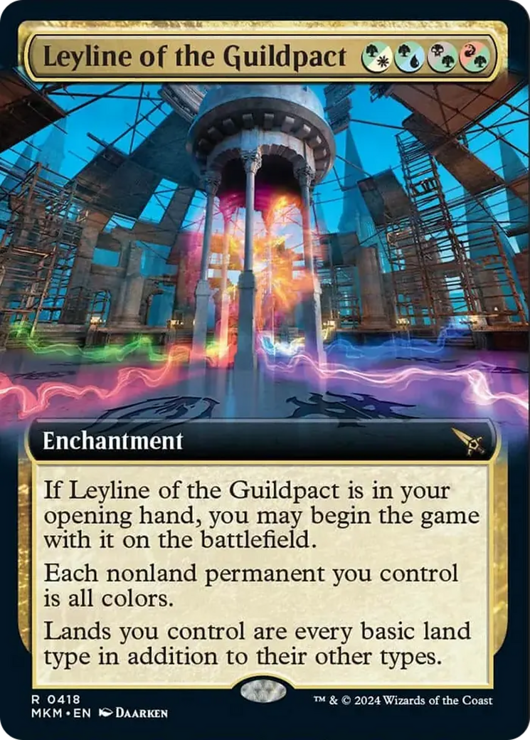 Leyline of the Guildpact (Extended Art) [Murders at Karlov Manor] - Magic: The Gathering - Card Brawlers | Quebec | Canada |