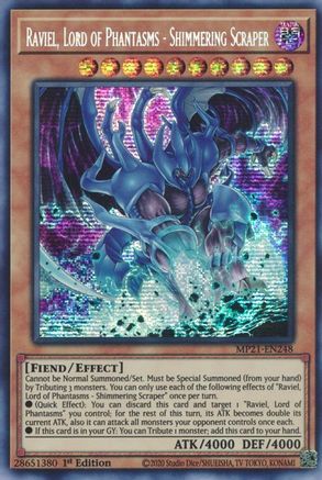 Raviel, Lord of Phantasms - Shimmering Scraper [MP21-EN248] Prismatic Secret Rare - Yu-Gi-Oh! - Card Brawlers | Quebec | Canada |