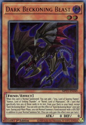 Dark Beckoning Beast [MP21-EN249] Ultra Rare - Yu-Gi-Oh! - Card Brawlers | Quebec | Canada |